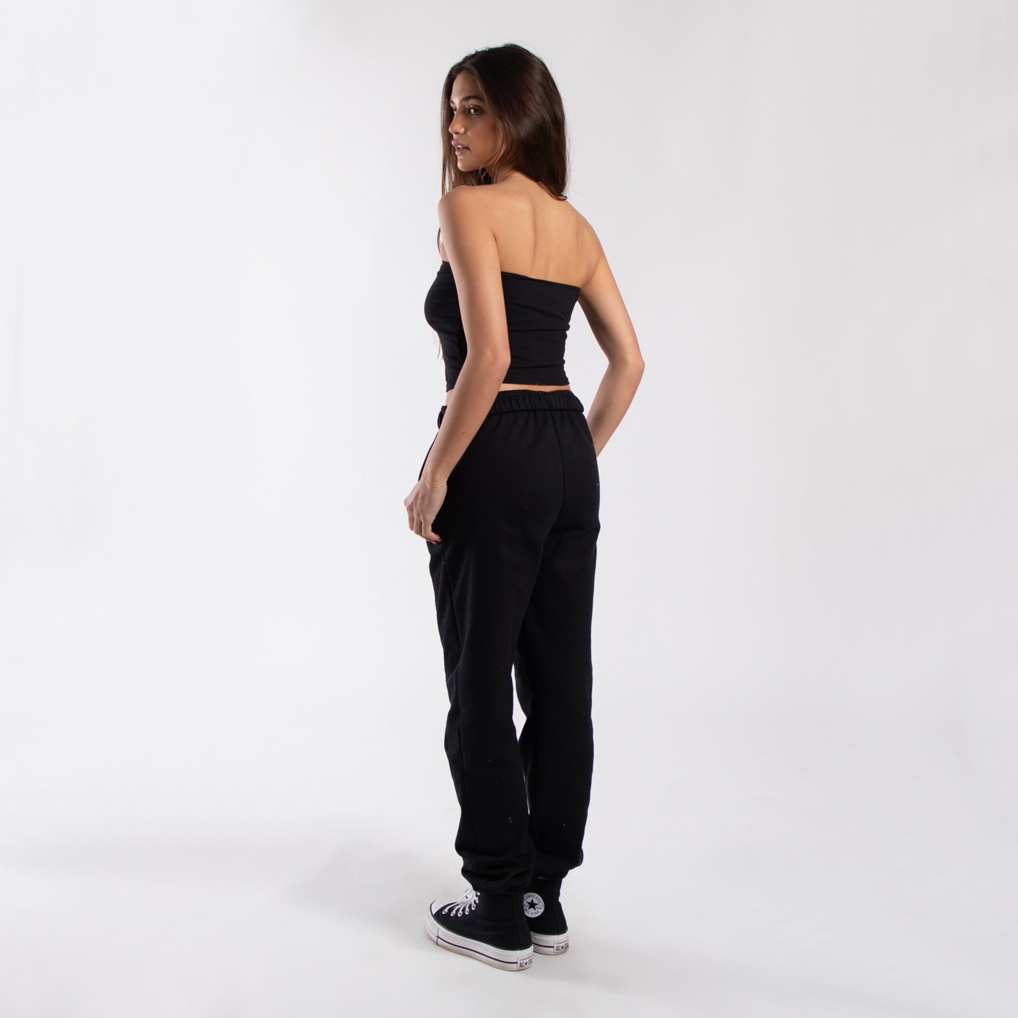 Women's Cropped Strapless Tube Top